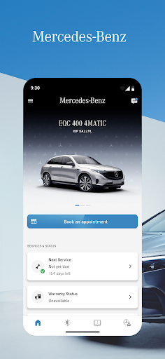 Android application Mercedes-Benz Service AP screenshort