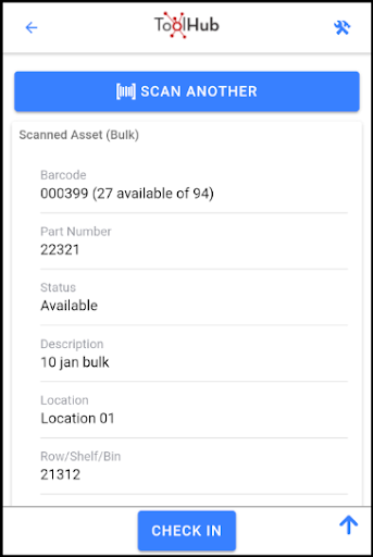 Android application ToolHub Mobile screenshort