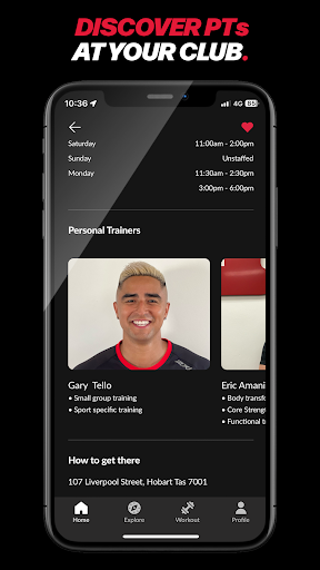 Zap Fitness Screen 2