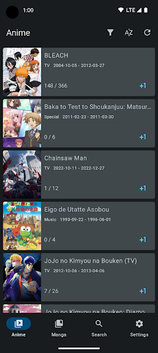 Android application Nekome screenshort