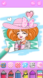 Captura 3 Glitter Beauty Coloring Book android