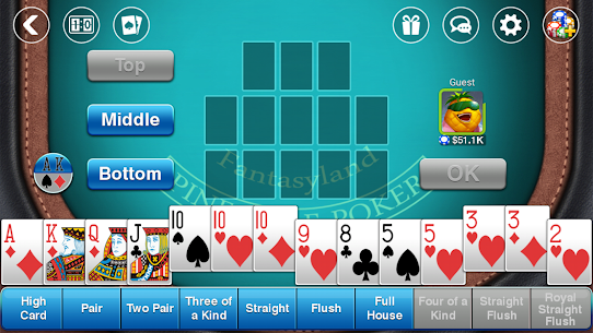 DH Pineapple Poker OFC Apk Mod for Android [Unlimited Coins/Gems] 10