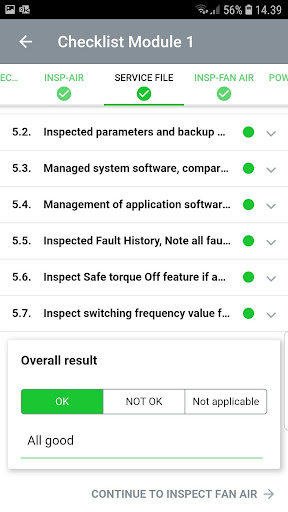 DrivePro® Preventive Maintenan Screen 2