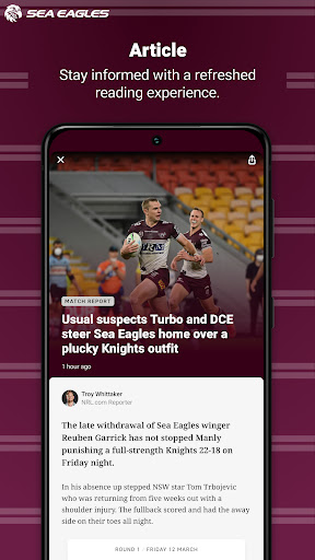 Manly-Warringah Sea Eagles Screen 2