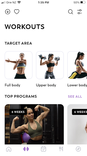 StrongHer: Fitness, Yoga, Diet Screenshot 4 - AppWisp.com