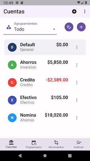 Android application Income & Expense Tracker screenshort