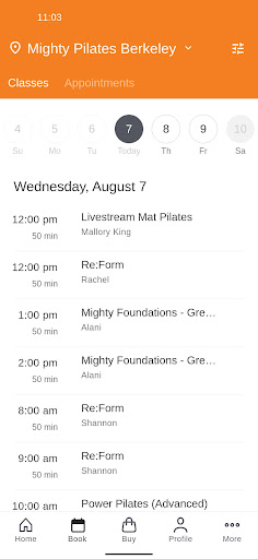 Mighty Pilates Screen 2