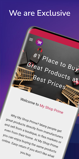 Android application My Shop Prime - Official App screenshort
