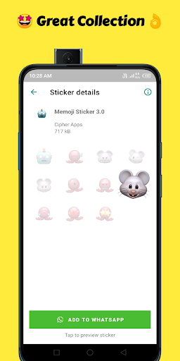 Memoji Cartoon Stickers for WA Screen 2