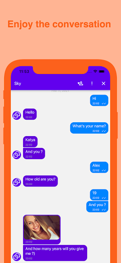 Sky - Anonymous chat: Meet people & Make Friends apktram screenshots 3