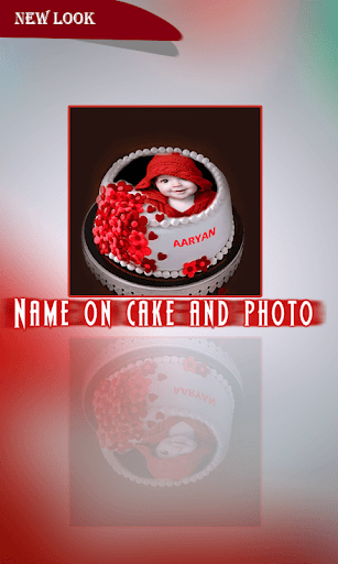 Android application Name Photo On Birthday Cake screenshort