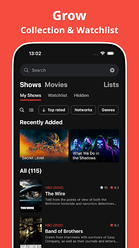 Showly: Track Shows & Movies - Entertainment - apps