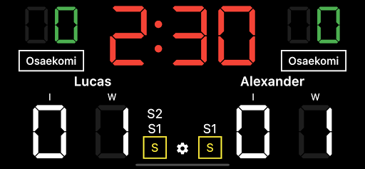 Android application Judo Scoreboard screenshort