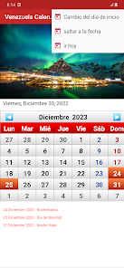 Captura de Pantalla 3 Venezuela Calendario 2023 android