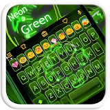Neon Green Watch Emoji Keyboard Theme icon