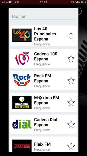 Android application Radio Espagne screenshort