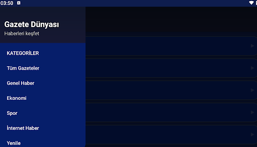 Gazete Dünyası ekran görüntüsü