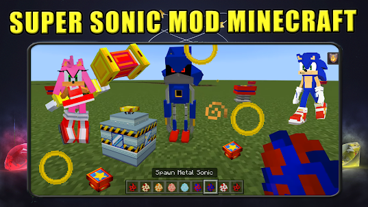 Mod Super Sonic Jogo Minecraft