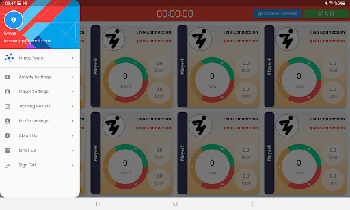 Android application iVMES Team screenshort