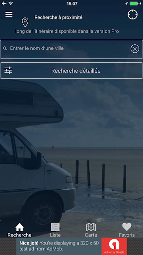 Aperçu de l'application