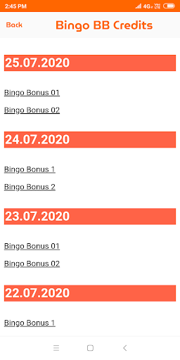 Daily Gifts for Bingoo Blitzz Screen 2