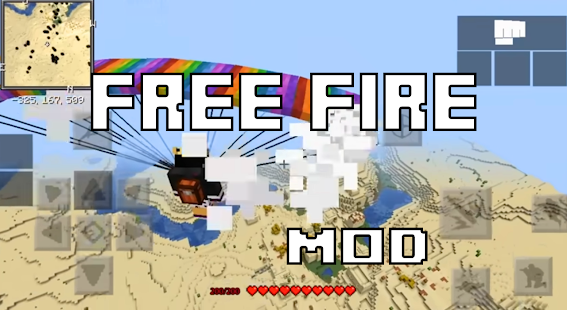 FF FIRE Mod For Minecraft PE Free Fire Mod For Minecraft PE 18.5 screenshots 6