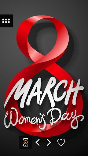 Android application Women's Day Wallpapers screenshort