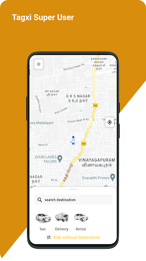 Android application Tagxi Super User screenshort