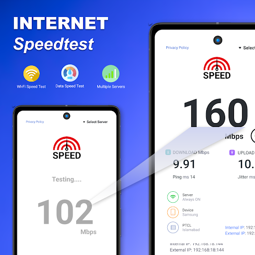 Android application Speedtest: Internet Speed Test screenshort