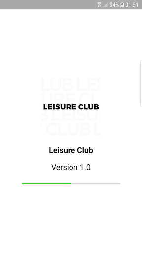 Android application Leisure Club screenshort