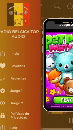 Radio Belgica Top Audio Screen 3