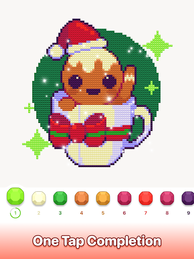 Christmas Gem: Color By Number screenshot 9