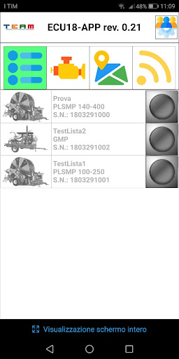 Android application ECU-18 Manager screenshort