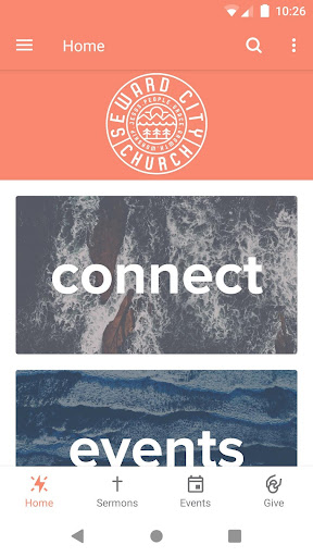 Android application Seward City Church screenshort