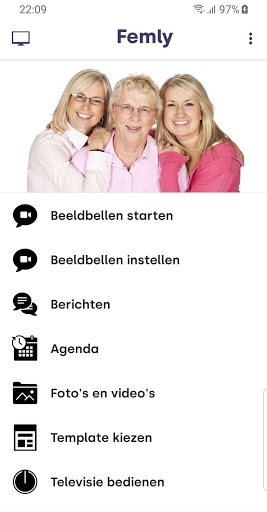 Android application Femly 2 screenshort