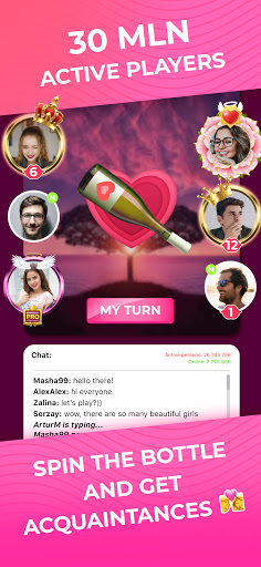 Kiss Me: Spin the Bottle for Dating, Chat & Meet apklade screenshots 2