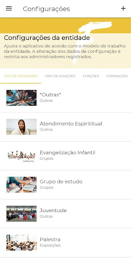Android application Fraterne screenshort