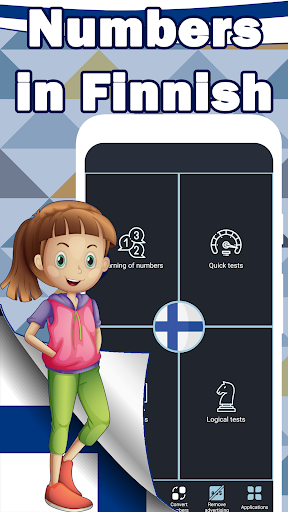 Android application Numbers in Finnish language screenshort