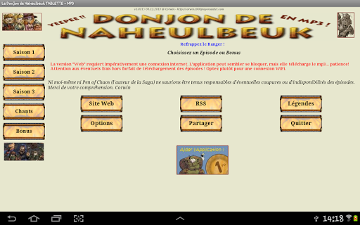 TABLETTE: Donjon de Naheulbeuk Screenshot 2 - AppWisp.com
