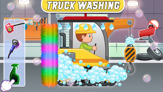 Kids Construction Trucks Games