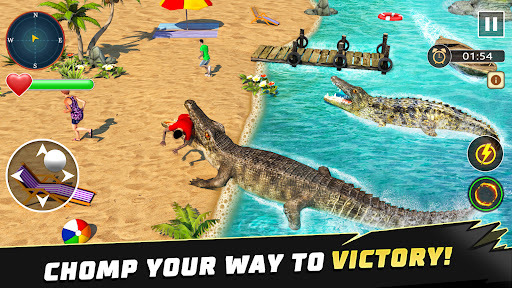 Animal Crocodile Attack Sim 1