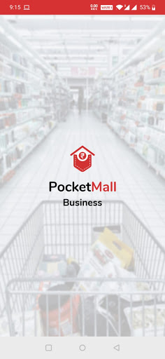 Android application PocketMall - Merchant/Vendor screenshort