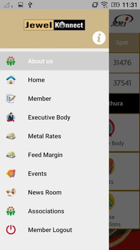 Jewel Konnect | Metal Rate Screen 3