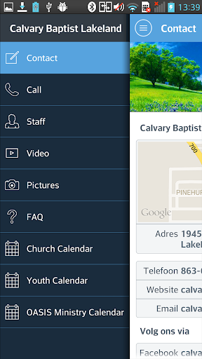 Android application Calvary Baptist Lakeland screenshort