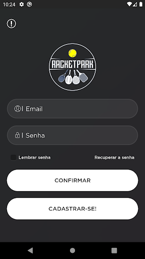 Android application Racket Park screenshort