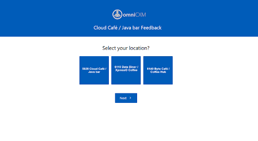 Android application omniCXM - Customer Experience screenshort