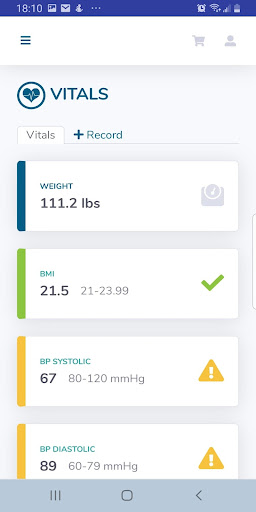 MyWellnessFileV2 Screen 2