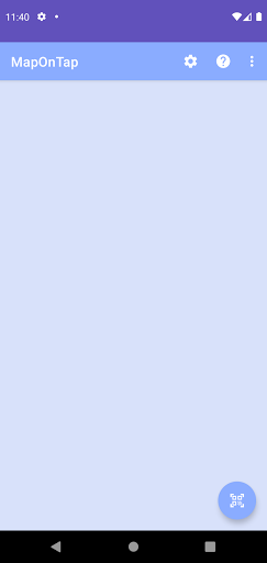 Android application MapOnTap screenshort