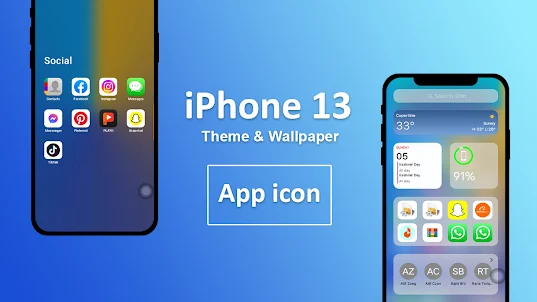 iPhone 13 Theme and wallpaper