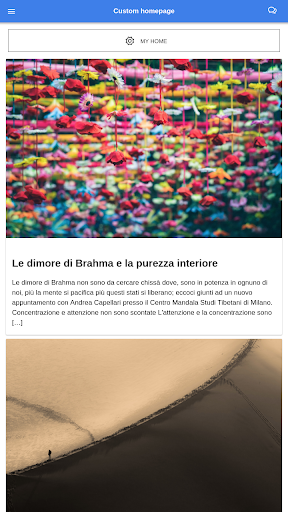 Android application Anemos screenshort
